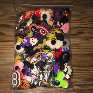 assorted croc charms